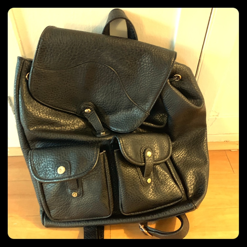 ADORABLE leather back pack